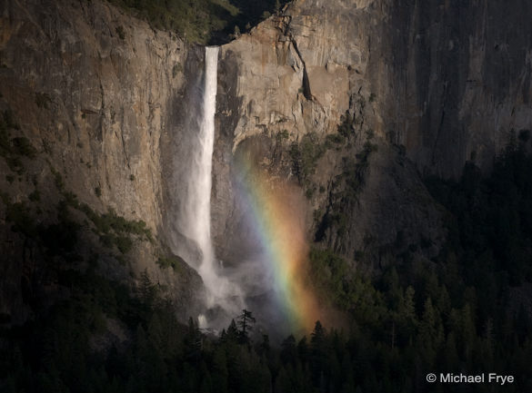 0211-2849 Rainbow on Bridalveil Fall