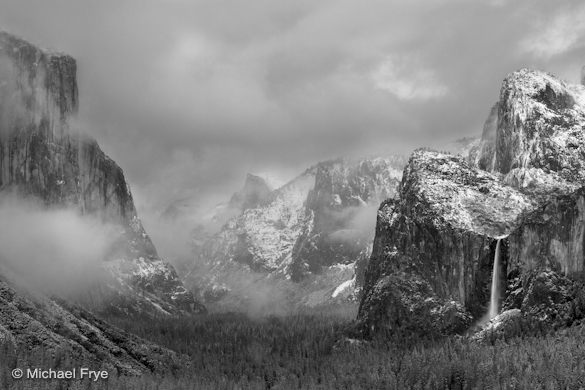 0209-295 Clearing storm, Yosemite Valley