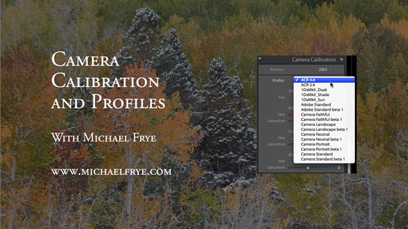 Calibration Camera Calibration and Profiles Video