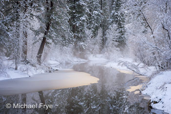 20216 Winter morning along the Merced River, Yosemite