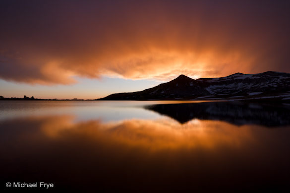 18. Middle Gaylor Lake at Sunset