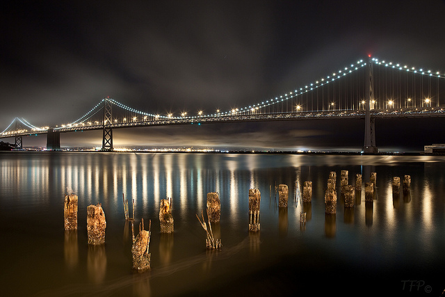 "Misty Bay Bridge" by Ellie Stone