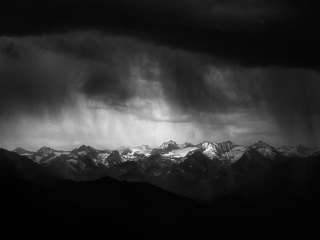 "Sierra Crest and Storm—Moro Rock" by JJ Raia