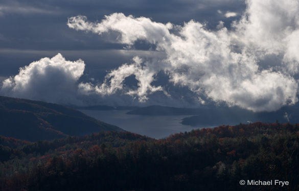 Clearing storm over Lake Jocassee