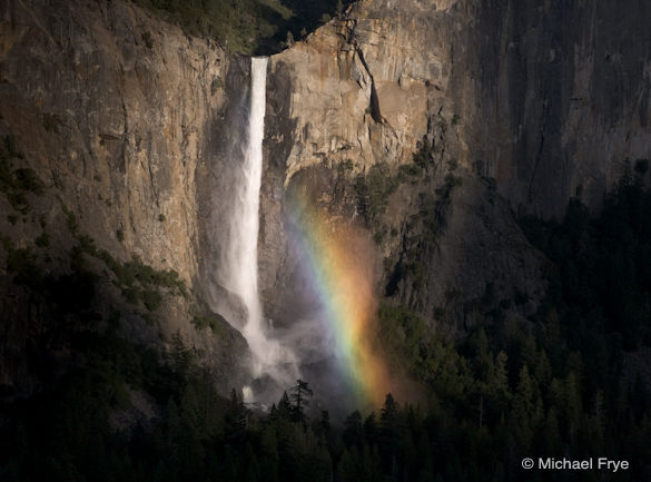 12. Bridalveil Fall and rainbow