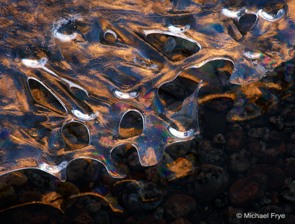 2. Ice and reflections in the Merced River