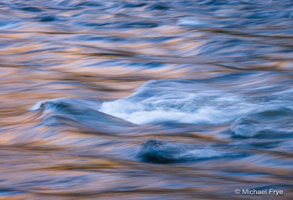 Reflections in the Merced River, Tuesday evening