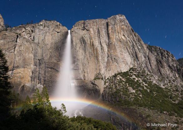 Lunar Rainbow, Upper Yosemite Fall
