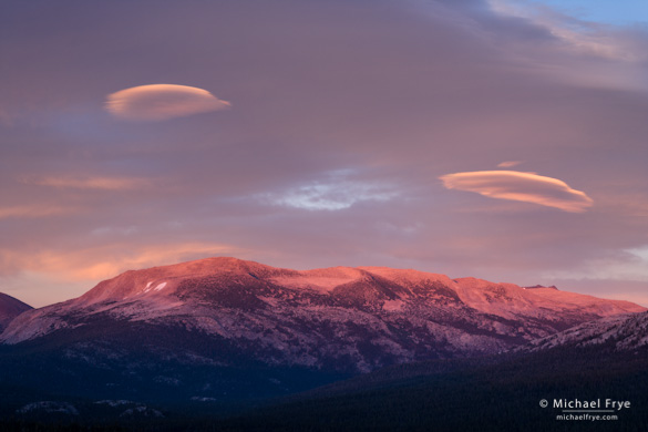 UFOs over Mammoth Peak