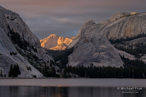 Mt. Conness from Tenaya Lake at sunset, Yosemite NP, CA, USA Mt. Conness from Tenaya Lake at sunset, Yosemite NP, CA, USA