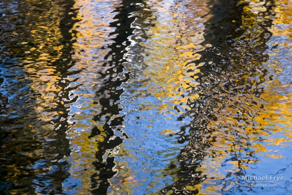 Water imitates Jackson Pollock, Inyo NF, CA, USA