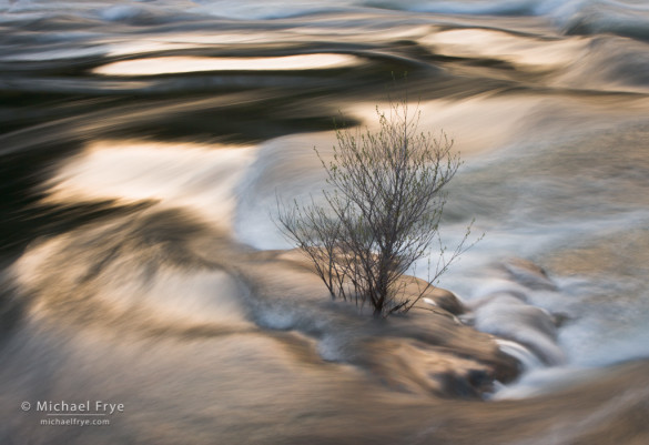 Spring runoff, Merced River near El Portal, CA, USA