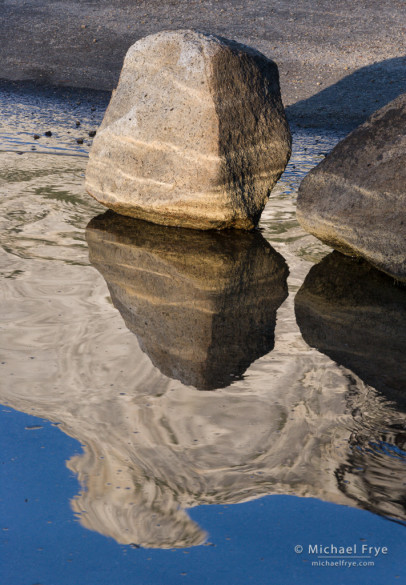 Rocks and reflections, Tenaya Lake, Yosemite NP, CA, USA