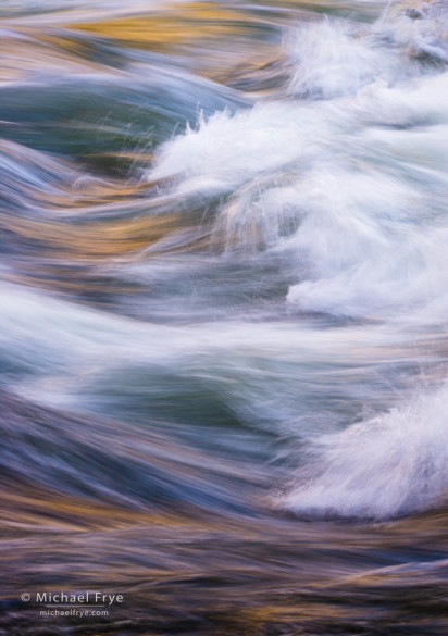 Waves in the Merced River, Yosemite NP, CA, USA