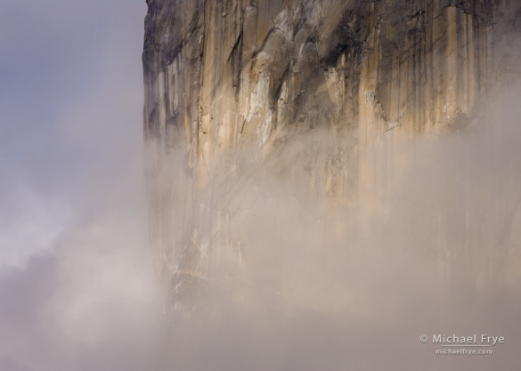 Midsection of El Capitan, Yosemite NP, CA, USA