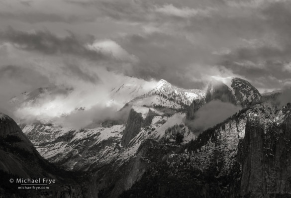 Half Dome and Cloud's Rest, Yosemite NP, CA, USA