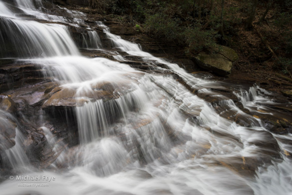 Minnehaha Falls, profile view, GA, USA