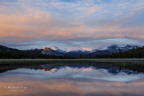 Sunset, Tuolumne Meadows, Yosemite NP, CA, USA