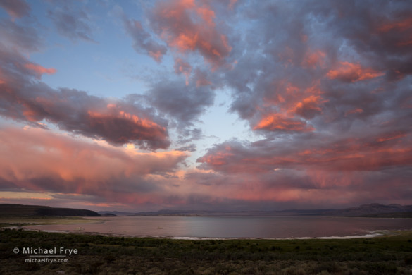 Sunset over Mono Lake, CA, USA