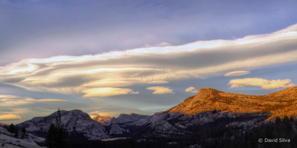 Lenticular Clouds, Tioga Pass, Yosemite, by David Silva