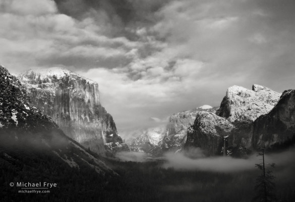 Clearing storm from Tunnel View, Yosemite NP, CA, USA