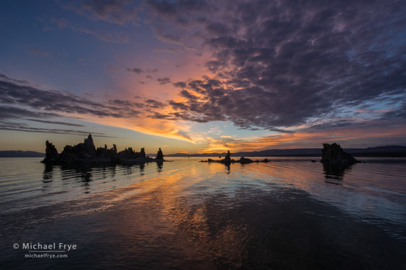 Sunrise at South Tufa, Mono Lake, CA, USA