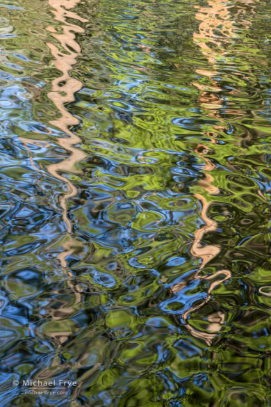 Reflections in the Merced River, Yosemite NP, CA, USA