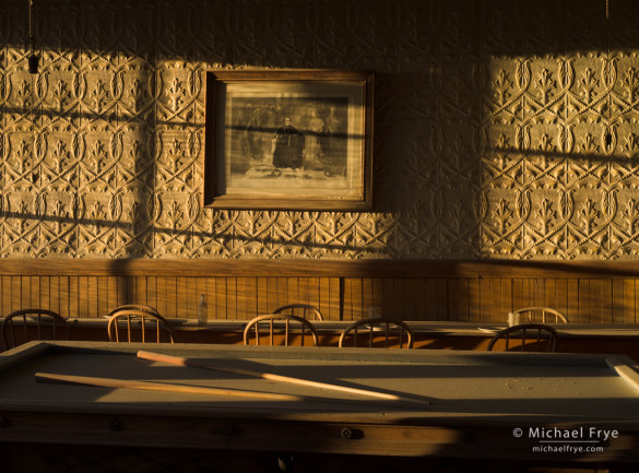 Interior of the Wheaton & Hollis Hotel, Bodie State Historic Park, CA, USA