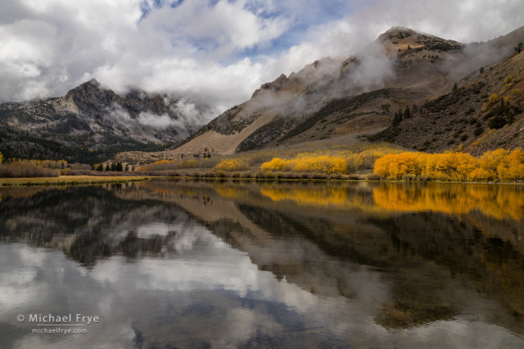 Clearing storm, autumn, North Lake, Inyo NF, CA, USA