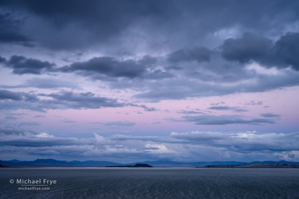 Mono Lake at dusk, CA, USA