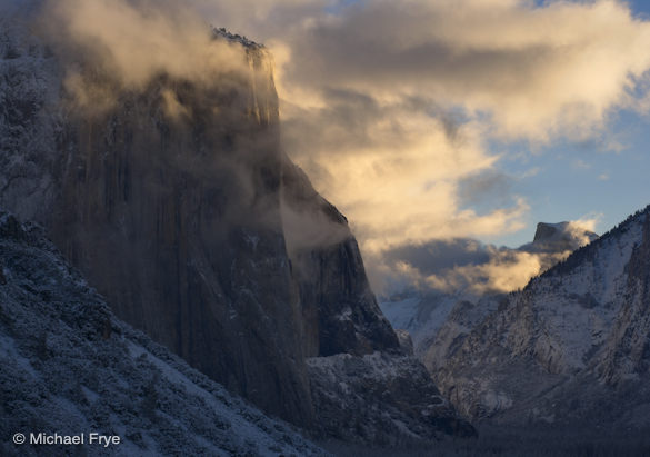 0210-9490 Half Dome and El Capitan, sunrise