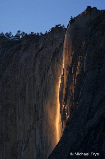 0210-586 Horsetail Fall, February 22nd, 2010