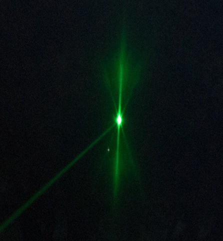Focusing on a laser point with SharpStar2