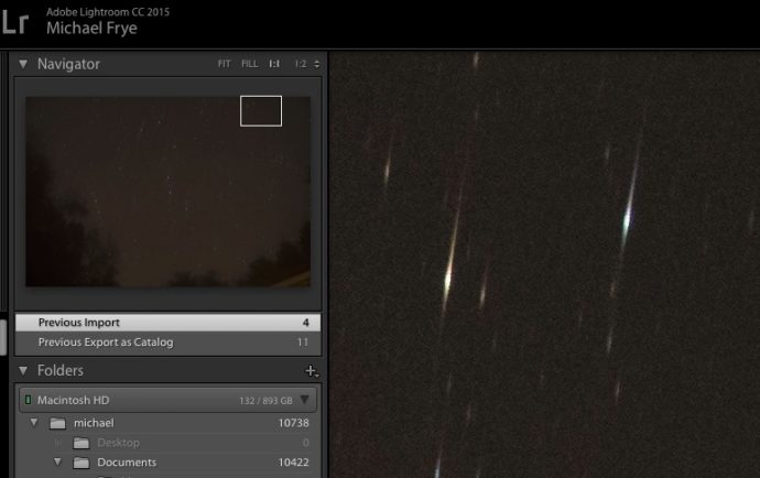 With SharpStar2, off-center, in-focus stars become elongated single spikes