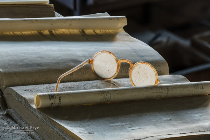 Eyeglasses, Boone General Store, Bodie State Historic Park, CA, USA