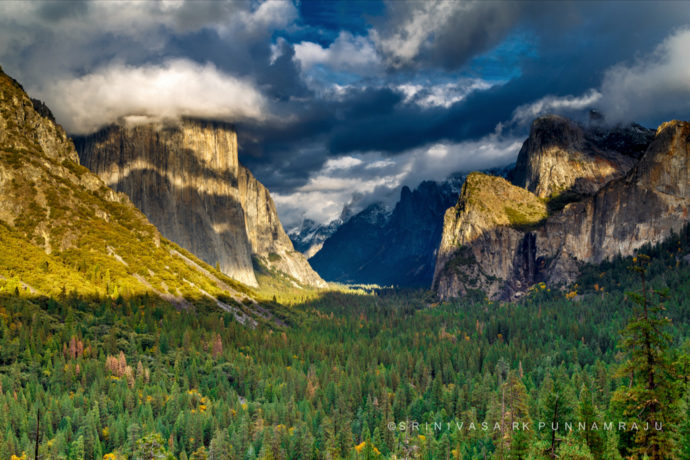 Yosemite Valley View by Srinivasa Punnamraju