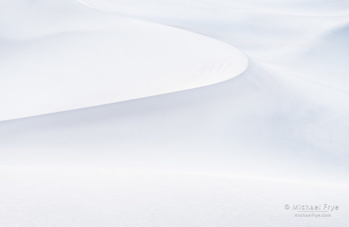 Sand dune, Mesquite Flat Dunes, Death Valley NP, CA, USA