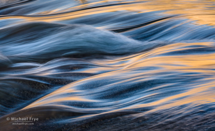 Reflections along the Tuolumne River, Yosemite NP, CA, USA