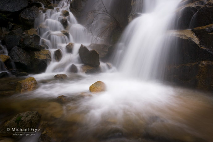 A small waterfall in Yosemite NP, CA, USA