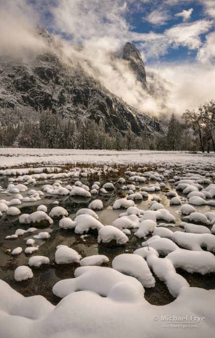 Cook's Meadow and Sentinel Rock, Yosemite NP, CA, USA