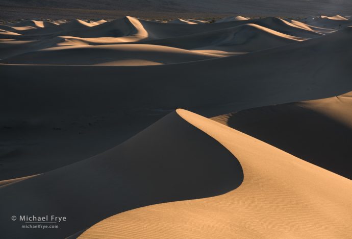 Dune forms, Death Valley NP, CA, USA