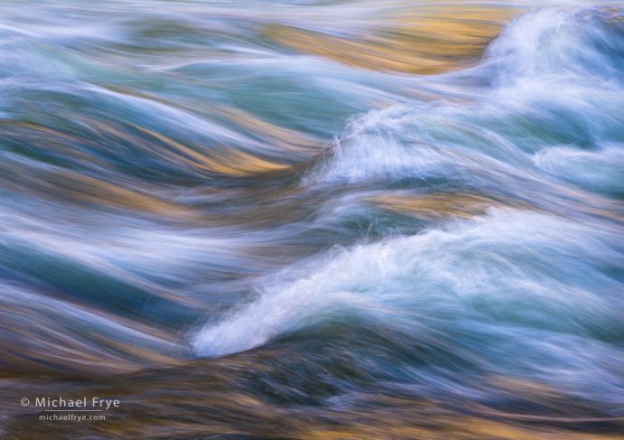 Rapids and reflections in the Merced River, Yosemite NP, CA, USA