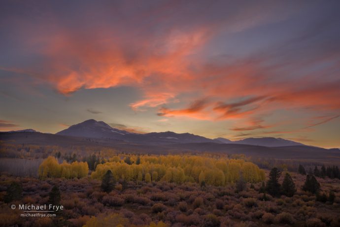 Sunset from Conway Summit, Tioyabe NF, CA, USA