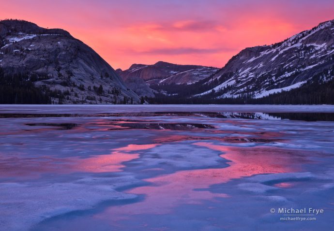 Color is not Enough for Cohesive Design: Sunset at Tenaya Lake, Yosemite NP, CA, USA