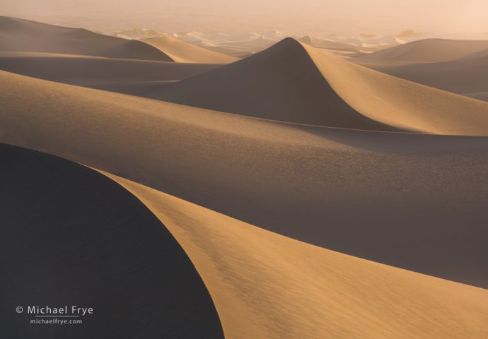 Abstract Vision: Sand waves, Mesquite Flat Dunes, Death Valley NP, CA, USA