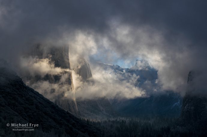 Clearing storm from Tunnel View, Yosemite NP, CA, USA