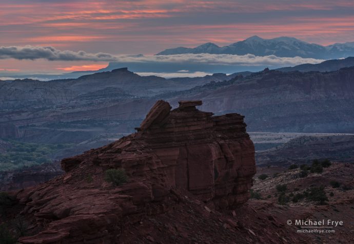 Sunrise, Capitol Reef NP, UT, USA