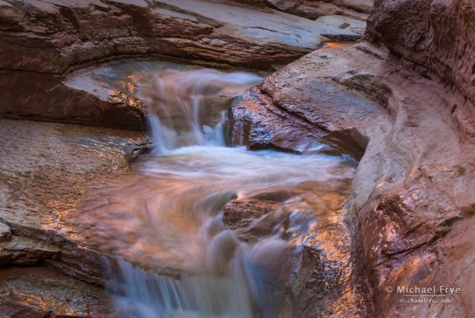 Tiered cascades, Utah, USA