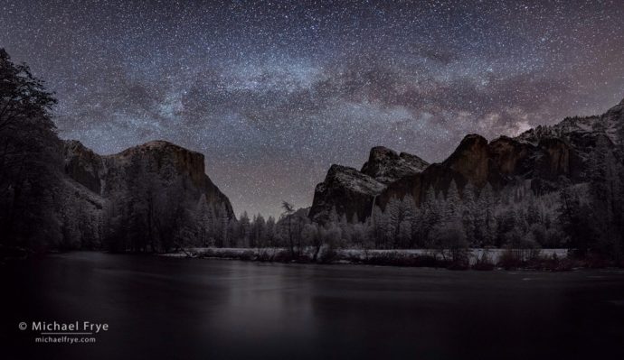 11. Milky Way over Yosemite Valley