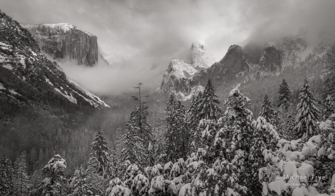 Weather  Yosemite Valley: Clearing storm, Tunnel View, Yosemite NP, CA, USA